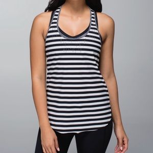 EUC - Lululemon Striped Water Bound Tank